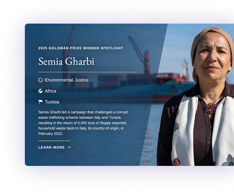 goldman prize winner
